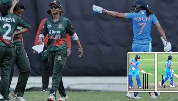 ভারতীয় নারী ক্রিকেট দলের অধিনায়ক হারমানপ্রীত আচরণবিধি ভেঙেছেন