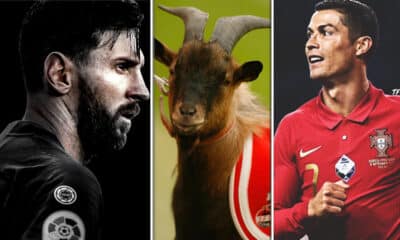 MESSI ronaldo GOAT