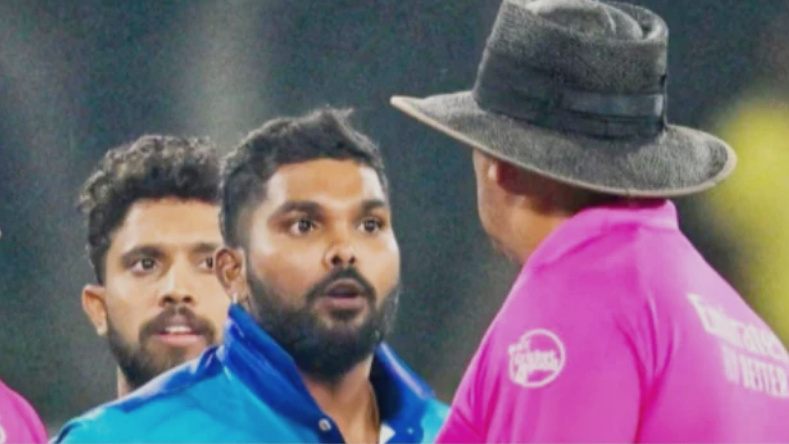 Hasaranga and Umpire conflict