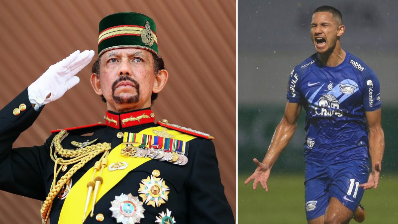 Bolkiah and his uncle Sultan of Brunei