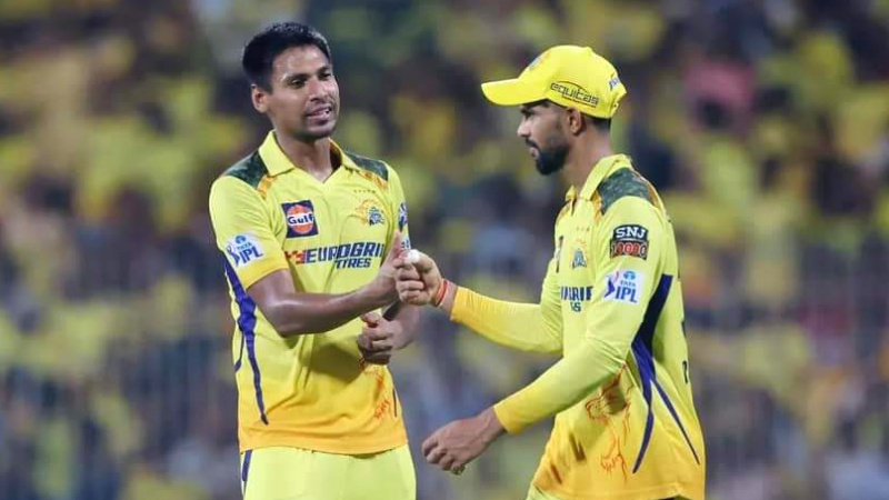 Mustafizur Rahman and Ruturaj Gaikwad