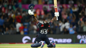 Aaron Jones scored 94 off 40 against Canada