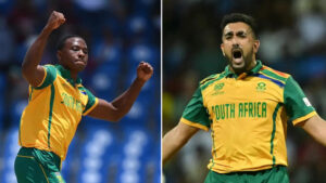 Kagiso Rabada and Tabraiz Shamsi
