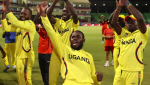 First win of Uganda in the T20 World Cup