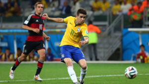 Oscar's only goal against Germany