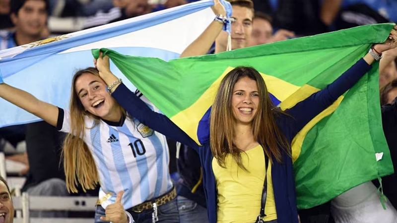 Bra vs Arg Fan
