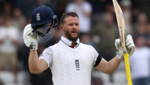Ben Duckett scored a century against England