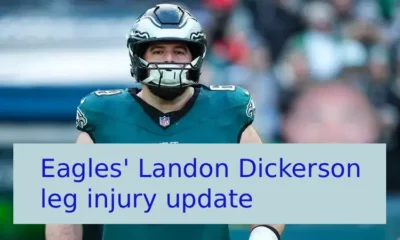 Landon Dickerson leg injury