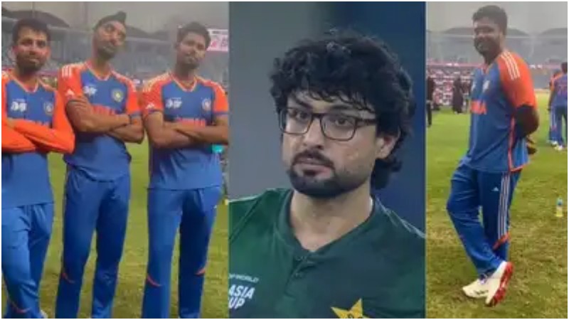 পাকিস্তানি ক্রিকেটারদের উদযাপনের জবাবে ভারতীয় ক্রিকেটারদের উদযাপন