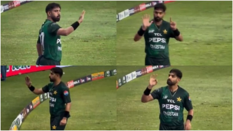 ইশারায় ৬-০ ও বিমান পতন, ভারতকে কী মনে করালেন হারিস?