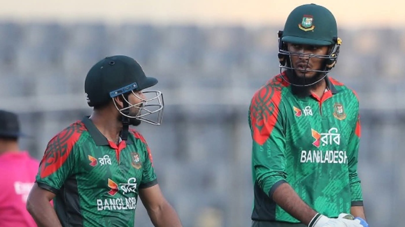 মিরপুরে রিশাদ ঝড়, দুইশোর্ধ্ব রানের পুঁজি বাংলাদেশের