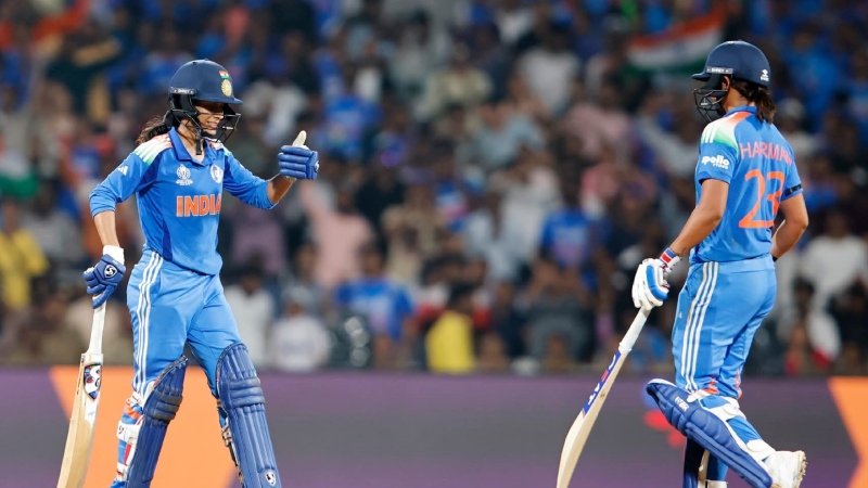 Jemimah Rodrigues and Harmanpreet Kaur