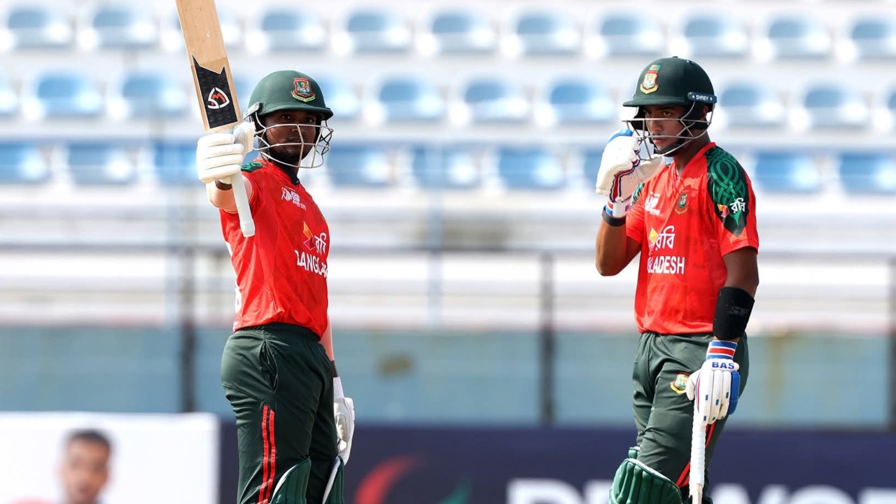 Habibur and Jishan scored 111 runs in 39 balls.