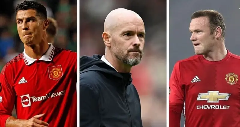 Ronaldo Erik ten Hag and rooney