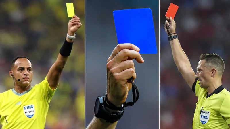 Blue cards are going to be introduced in football