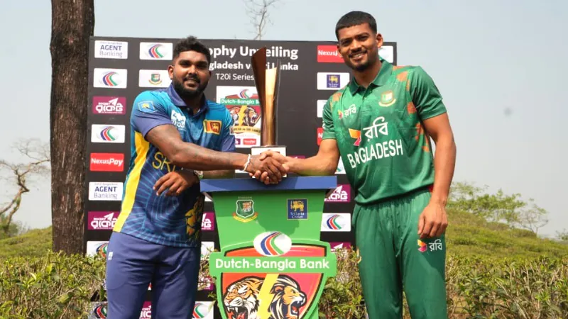 Bangladesh vs sri lanka series trophy revealed