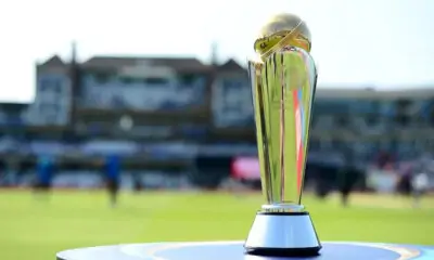 Who is in which group in the Champions Trophy possible schedule?