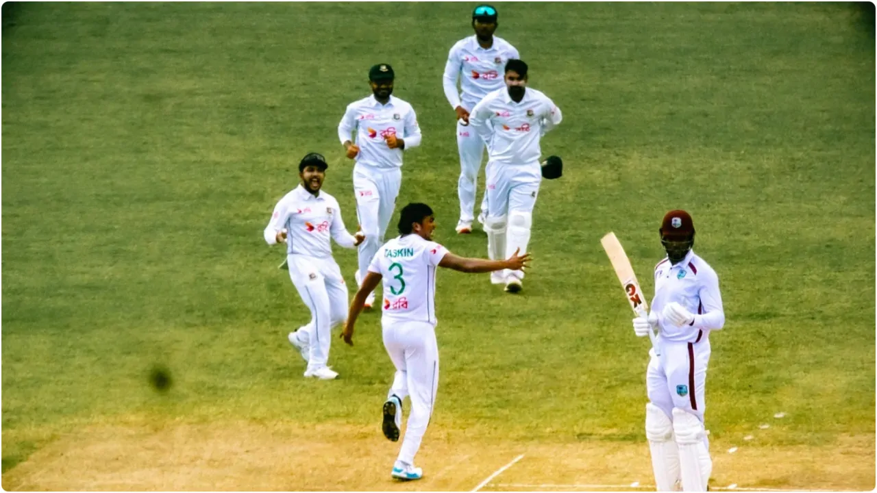 Taskin Ahmed West Indiessecond innings