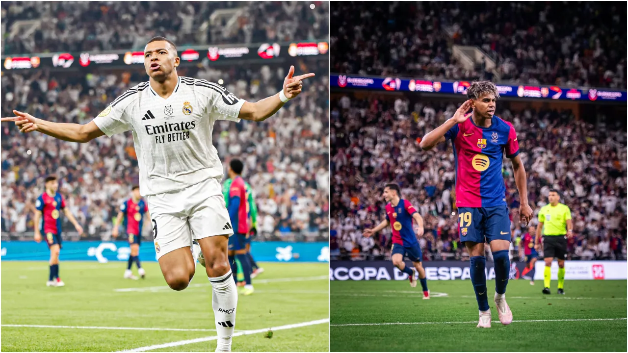 Kylian Mbappé and Lamine Yamal