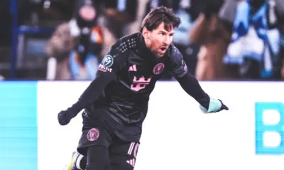 Lionel Messi goal celebration