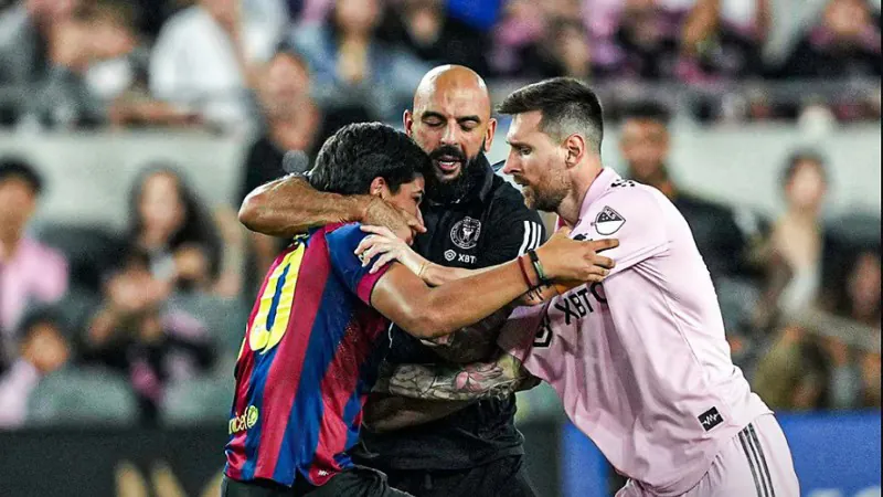 Lionel Messi's bodyguard and fan