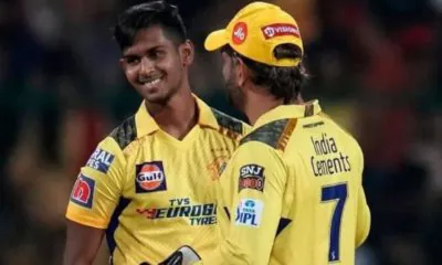 MS Dhoni Matheesha Pathirana