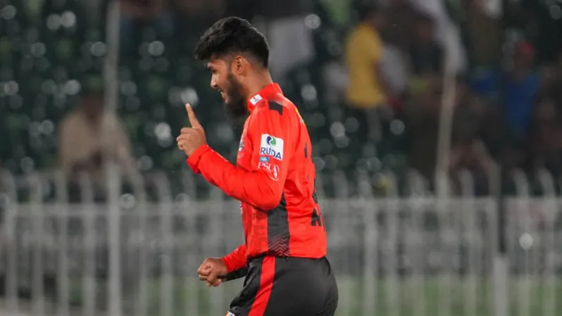 Rishad sets 3 records in his first match in PSL