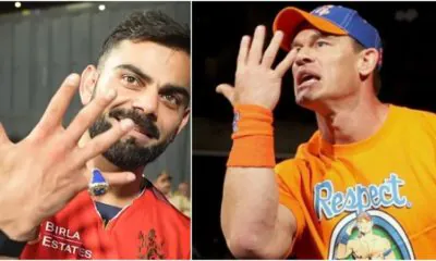 Virat Kohli imitates John Cena