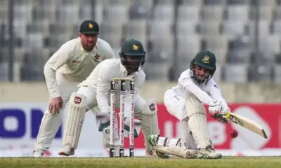 Which TV channel will show the Bangladesh-Zimbabwe series