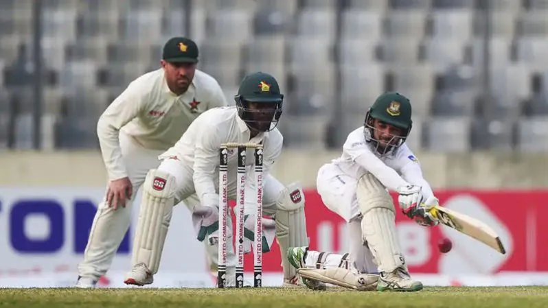 Which TV channel will show the Bangladesh-Zimbabwe series