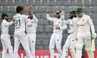 Zimbabwe leads in Sylhet Test, Bangladesh trails at the end of second day