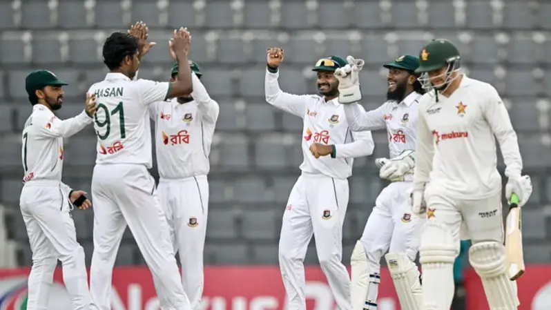 Zimbabwe leads in Sylhet Test, Bangladesh trails at the end of second day