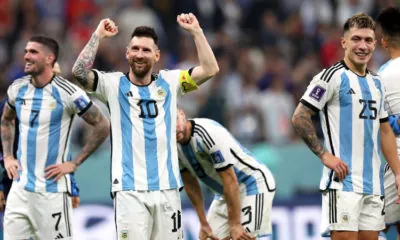 Argentina with Lionel Messi