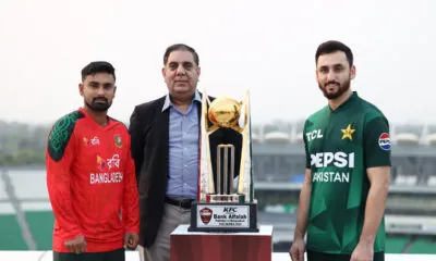 Bangladesh-Pakistan T20 series trophy unveiled