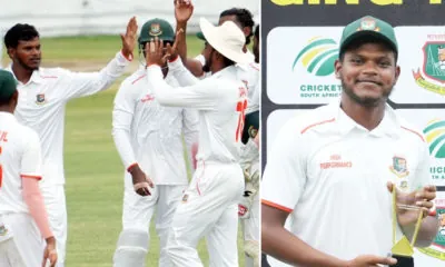 Bangladesh draws against South Africa, Rakibul named man of the match