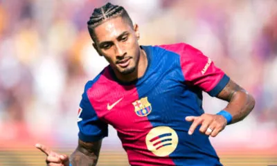 Barcelona forward Raphinha