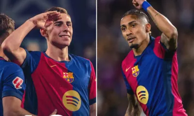 Barcelona win their match in La liga