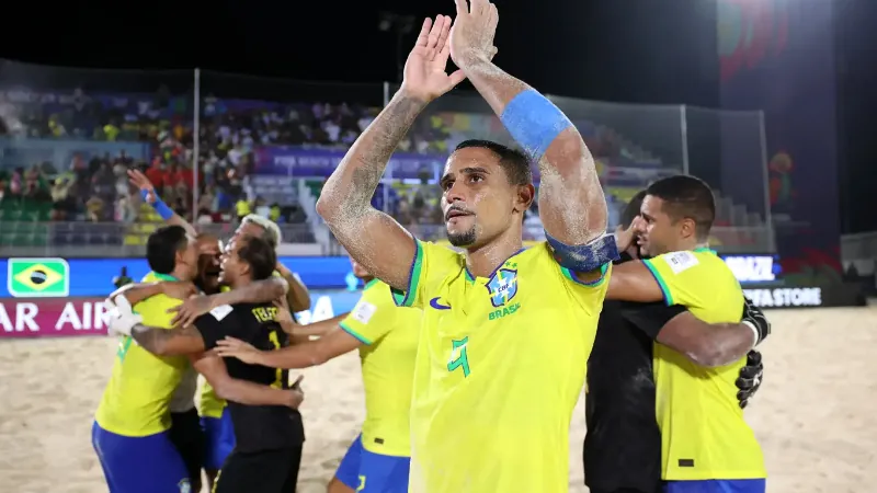 Brazil in Beach soccer World cup final