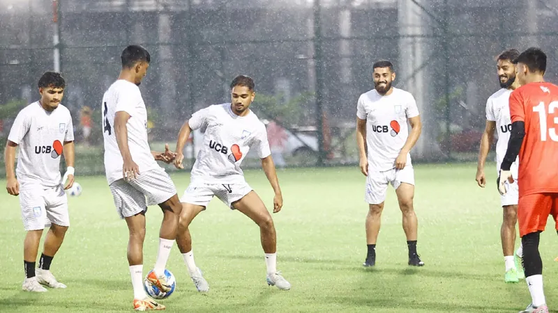 Fahamidul's first practice session in Bangladesh