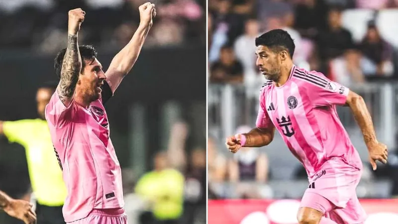 Lionel Messi and Luis Suarez in Inter Miami