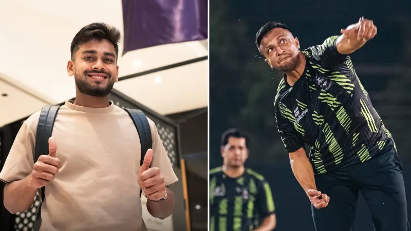 Mehidy Hasan Miraz and Shakib Al Hasan