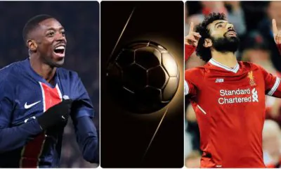 Ousmane Dembélé and mohamed salah for ballon d'or