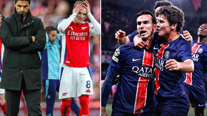 PSG beat Arsenal in UCL semi-final