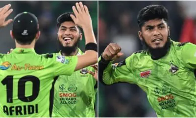Rishad's celebration in PSL
