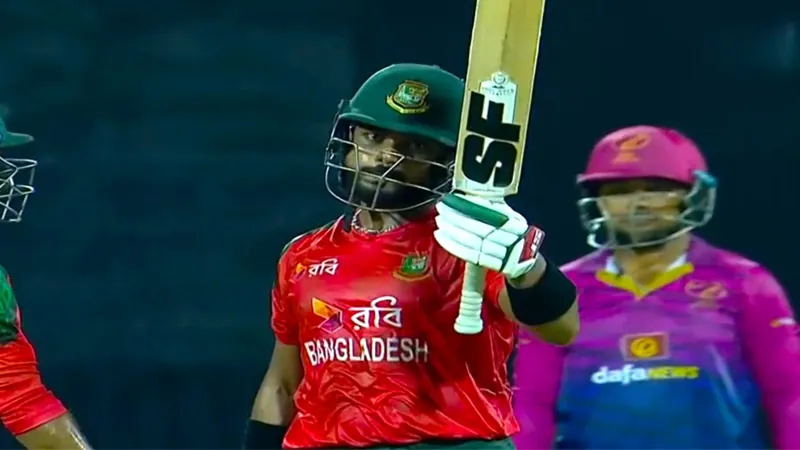Parvez Emon's century against the United Arab Emirates