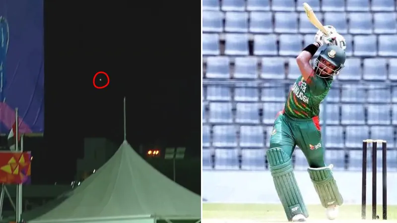 Parvez Hossain Emon get sixes and lost the balls