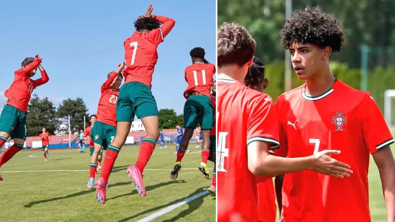 Ronaldo Junior in Portugal youth team