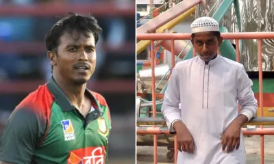 Rubel Hossain and his niece