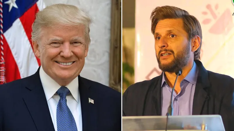 Shahid Afridi thanks to Trump for stopping unrest