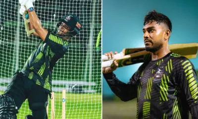 Shakib Al Hasan and Mehidy Hasan Miraj in Lahore Qalandars